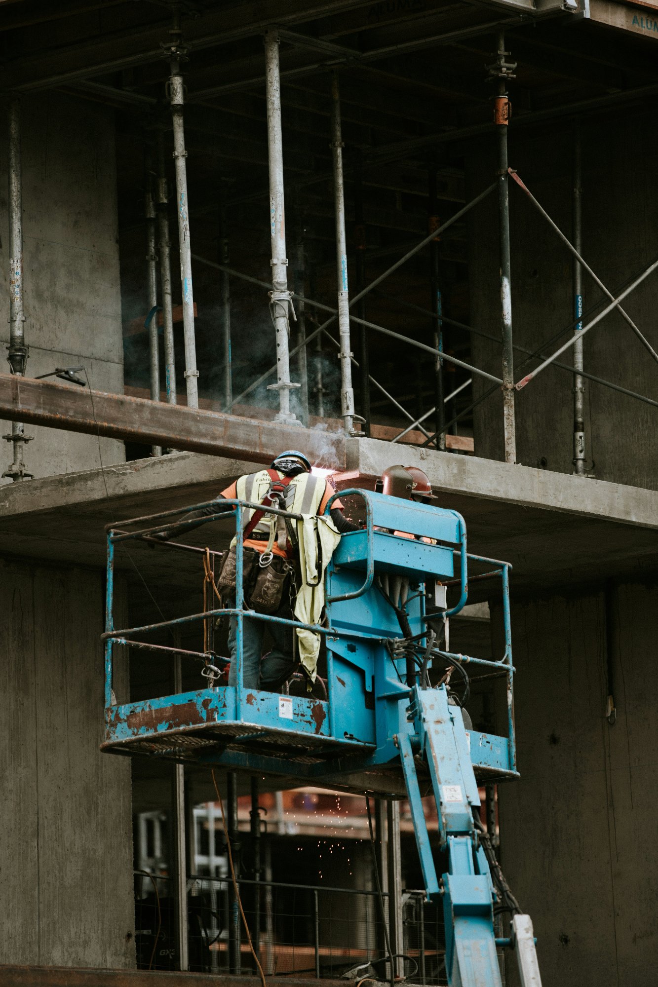 Construction worker on site